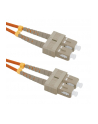 Qoltec Patchcord światłowodowy SC/UPC-SC/UPC | MM | 50/125 | OM2 | 2m - nr 1