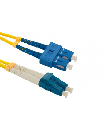 Qoltec Patchcord światłowodowy SC/UPC-LC/UPC | SM | 9/125 | G652D | 1m