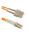 Qoltec Patchcord światłowodowy SC/UPC-LC/UPC | MM | 50/125 | OM2 | 3m - nr 2