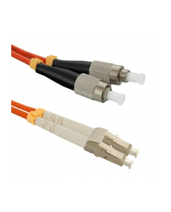 Qoltec Patchcord światłowodowy LC/UPC-FC/UPC | MM | 50/125 | OM2 | 2m