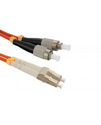 Qoltec Patchcord światłowodowy LC/UPC-FC/UPC | MM | 50/125 | OM2 | 2m