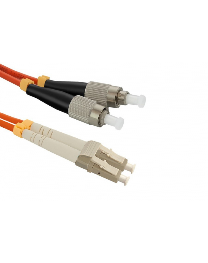 Qoltec Patchcord światłowodowy LC/UPC-FC/UPC | MM | 50/125 | OM2 | 2m główny