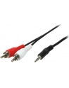 LogiLink Kabel audio Jack 3,5m m do 2 x Chinch, 5m - nr 11