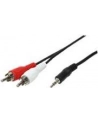 LogiLink Kabel audio Jack 3,5m m do 2 x Chinch, 5m - nr 12