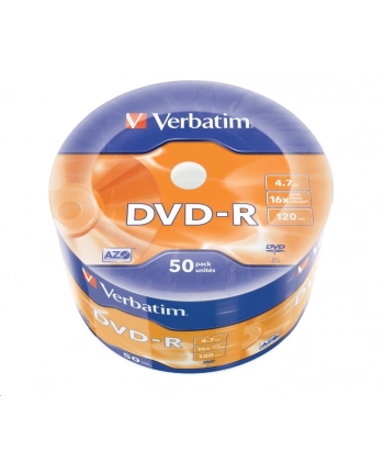 Verbatim DVD-R 16x 4.7GB 50P SP Matt Silver Wrap 43788 nr 2