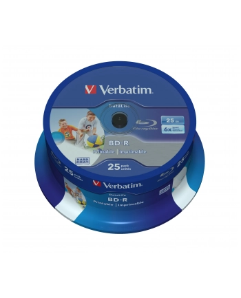 Verbatim BD-R 6x 25GB 25P CB HTL Printable NO ID 43811 nr 1