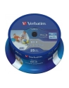 Verbatim BD-R 6x 25GB 25P CB HTL Printable NO ID 43811 - nr 58