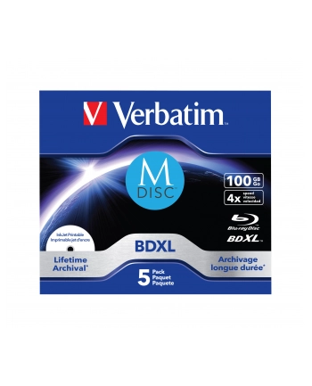 Verbatim M-DISC BD-R 4x 100GB 5P JC Printable 43834 nr 2