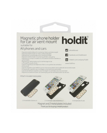 Holdit Uchwyt samochodowy Vent Square magnetic