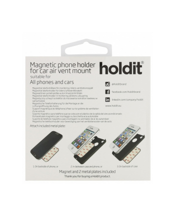Holdit Uchwyt samochodowy Vent Button magnetic