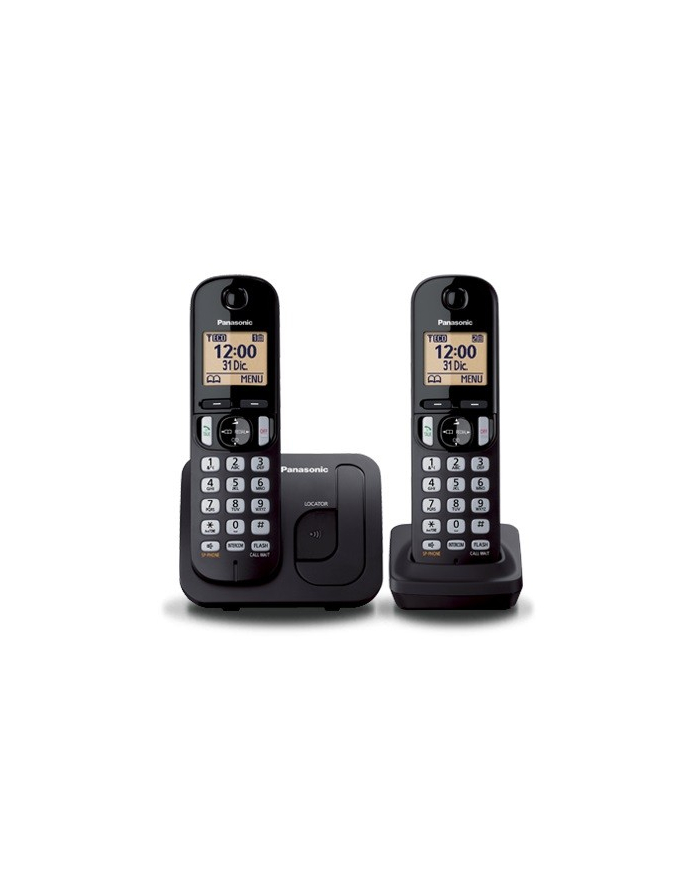 Panasonic KX-TGC212 Dect Black+ dodatkowa słuchawka główny