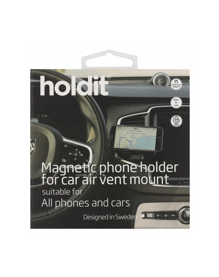 Holdit Uchwyt samochodowy Vent Button magnetic główny