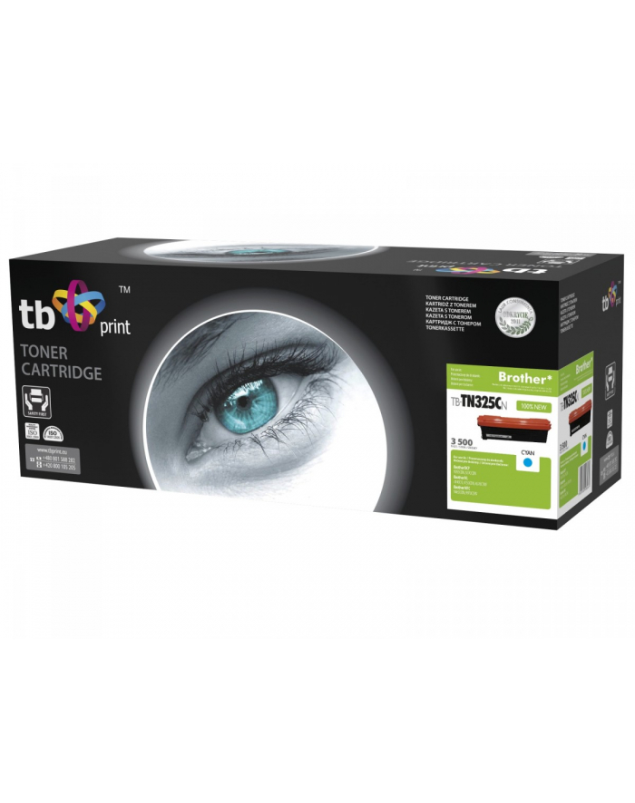 Toner Brother TN325C CY 100% nowy TB-TN325CN główny