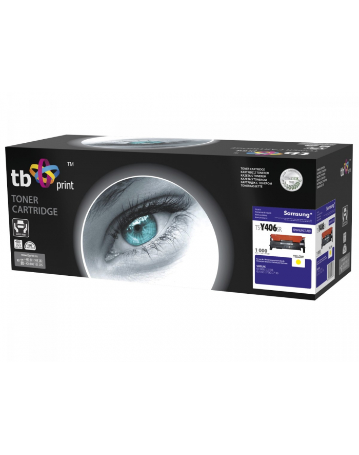 Toner do Samsung CLT406 TS-Y406SR YE ref. główny