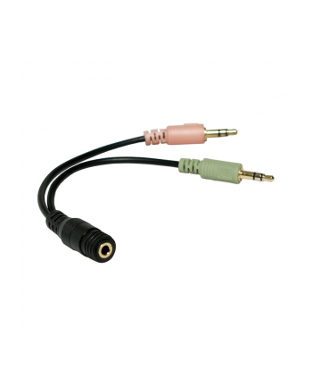 LogiLink Adapter audio jack żeński do 2x jack męski 3,5mm