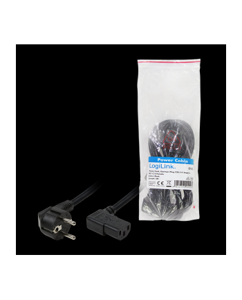 LogiLink Kabel zasilający Schuko IEC-C13, m/ż