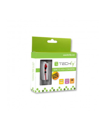 Techly Konwerter, adapter HDMI na VGA M/F z audio, wersja mini