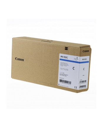 Tusz Canon PFI-707C cyan | 700ml | iPF 830/840/850