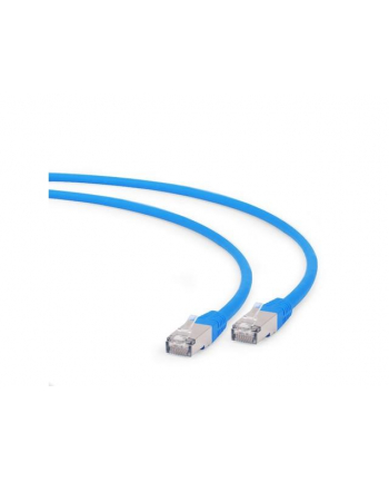 Gembird patchcord RJ45, kat. 6A, FTP, LSZH, 1m, niebieski