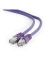 Gembird patchcord RJ45, kat. 6A, FTP, LSZH, 0.5m, fioletowy - nr 9