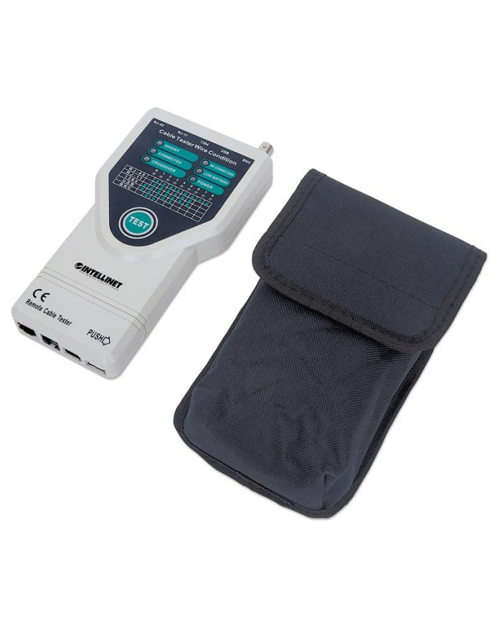 Intellinet Network Solutions Intellinet Tester okablowania 5-w-1 RJ11 / RJ45 / FireWire 1394 / USB / BNC główny