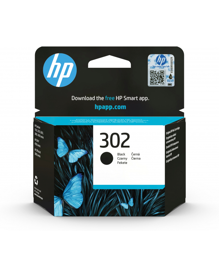 Tusz HP 302 Black główny