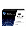 Toner  26X Black 9k Dual Pack CF226XD - nr 15