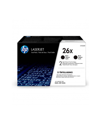 Toner  26X Black 9k Dual Pack CF226XD