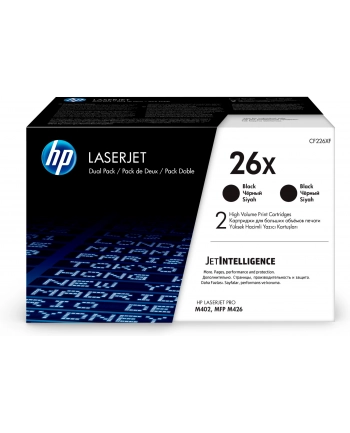 Toner  26X Black 9k Dual Pack CF226XD nr 1