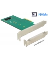 DeLOCK Adapter PCIe x4 - 1 x M.2 Key M NVMe Low Profile - nr 14