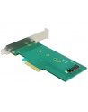 DeLOCK Adapter PCIe x4 - 1 x M.2 Key M NVMe Low Profile - nr 26