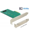 DeLOCK Adapter PCIe x4 - 1 x M.2 Key M NVMe Low Profile - nr 49