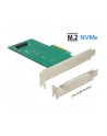 DeLOCK Adapter PCIe x4 - 1 x M.2 Key M NVMe Low Profile - nr 50