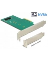 DeLOCK Adapter PCIe x4 - 1 x M.2 Key M NVMe Low Profile - nr 6
