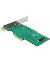 DeLOCK Adapter PCIe x4 - 1 x M.2 Key M NVMe Low Profile - nr 16