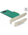 DeLOCK Adapter PCIe x4 - 1 x M.2 Key M NVMe Low Profile - nr 47