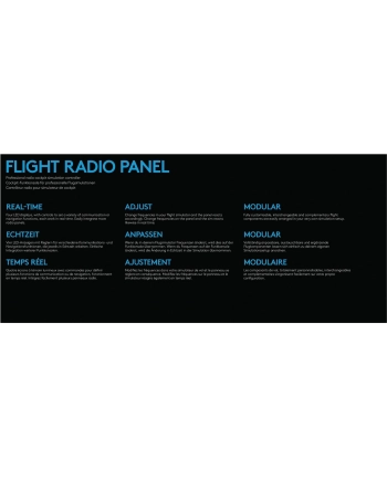 Logitech G Saitek PRO Flight Radio Panel nr 2