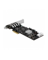 Delock Karta PCI Express x4 > 4 x zewnętrzne USB 3.0 Quad Channel - nr 22