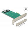 DeLOCK PCIe x1 > 2x M.2 + Low profile adapter - nr 14