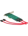 DeLOCK PCIe x1 > 2x M.2 + Low profile adapter - nr 24