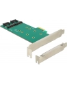 DeLOCK PCIe x1 > 2x M.2 + Low profile adapter - nr 28