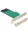 DeLOCK PCIe x1 > 2x M.2 + Low profile adapter - nr 2