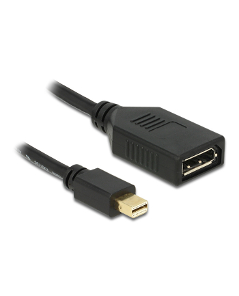 Delock Adapter mini Displayport 1.2 (M) > Displayport (F) 4K czarny