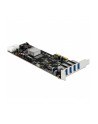 Delock Karta PCI Express x4 > 4 x zewnętrzne USB 3.0 Quad Channel - nr 38
