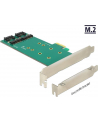 DeLOCK PCIe x1 > 2x M.2 + Low profile adapter - nr 18