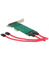 DeLOCK PCIe x1 > 2x M.2 + Low profile adapter - nr 1