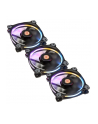 Thermaltake Wentylator Riing 12 LED RGB 256 color 3 Pack (3x120mm, LNC, 1500 RPM) Retail/BOX - nr 8