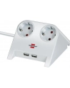 Brennenstuhl Desktop-Power USB-Charger 2x Power 2x USB - white - nr 6