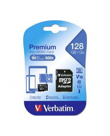 Verbatim Micro SDXC 128GB Class10 UHS-I + Adapter