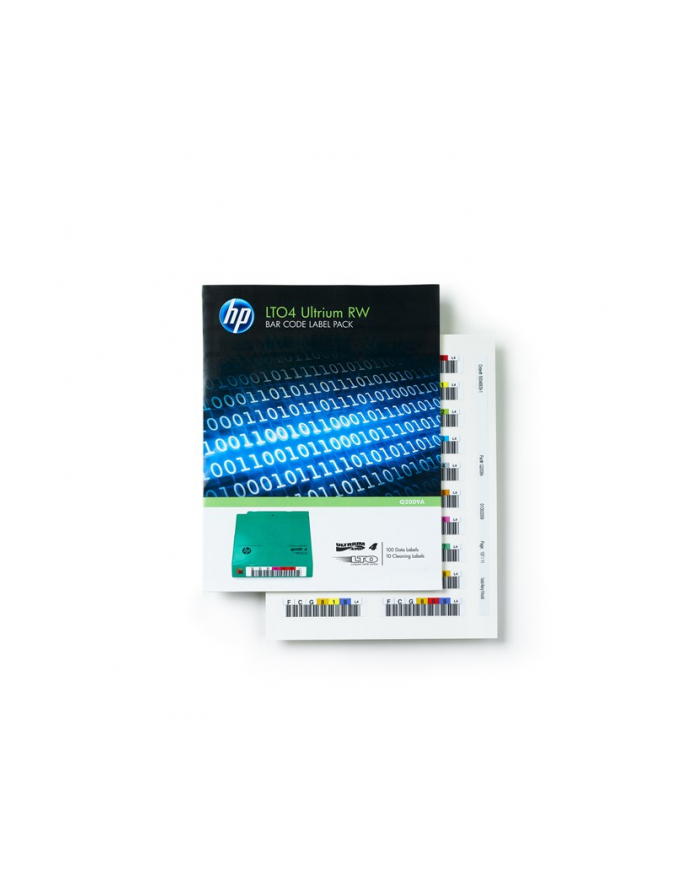 Hewlett Packard Enterprise LTO4 Ultrium RW Bar Code Label Pack Q2009A główny